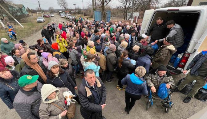 Ukrainalaiset saavat apua Romanian ystäviltä, huhtikuu 2022